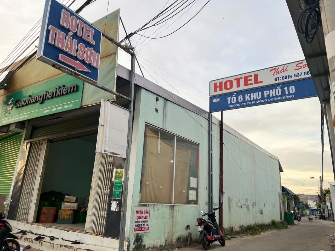 Khach San Thai Son Дуонг-Донг Экстерьер фото